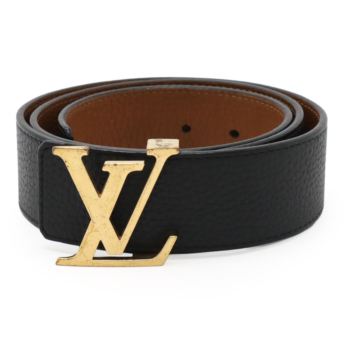 Louis Vuitton ベルト 75cm ブラウン/ピンク(リバーシブル) ベルト・LV イニシャル 30MM リバーシブル モノグラム｜ルイ