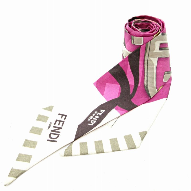 FENDI ラッピー 黒ピンク（ラッピー シルク マルチカラー | Fendi）