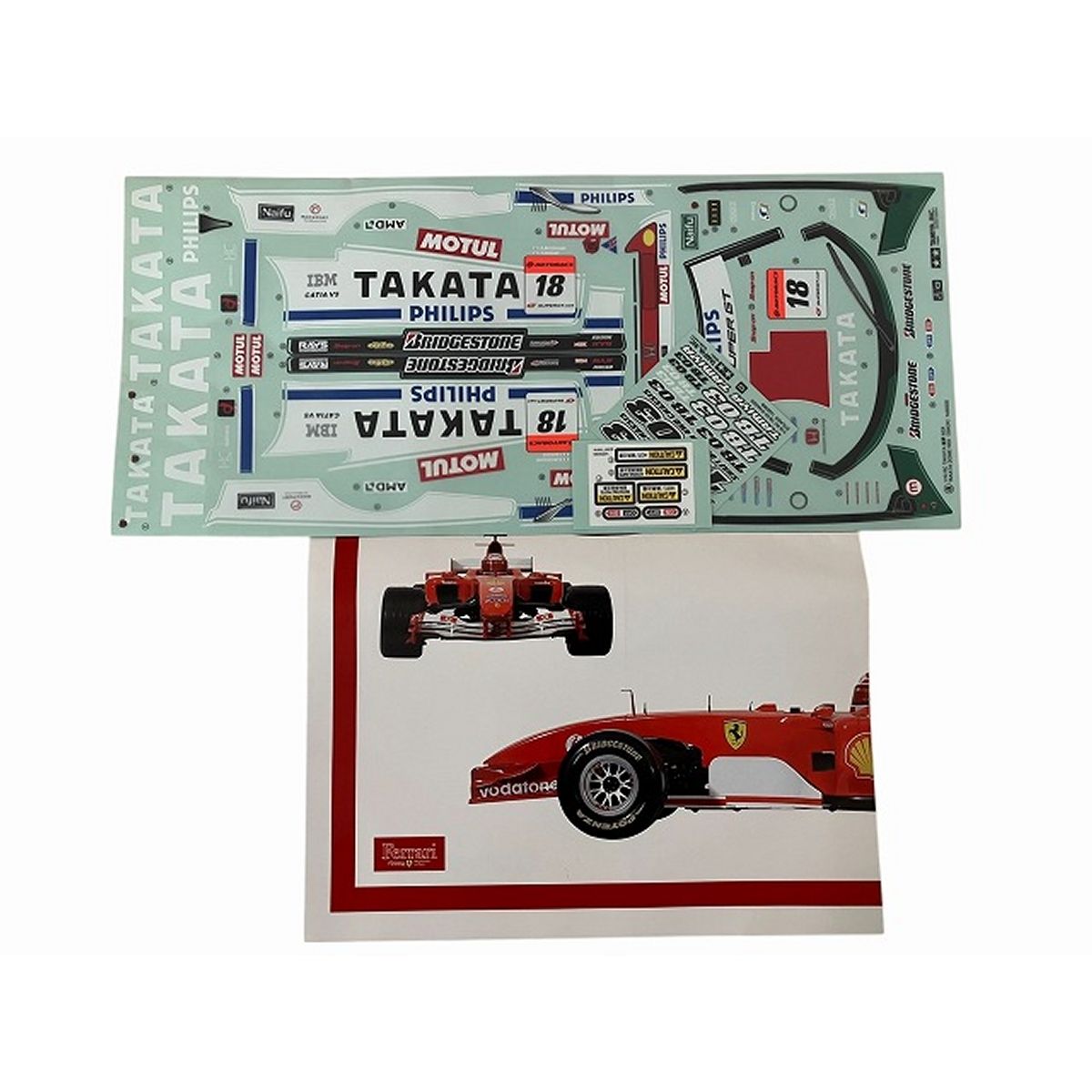 ディアゴスティーニ Ferrari F2004 フェラーリ エンジンカー 1/8