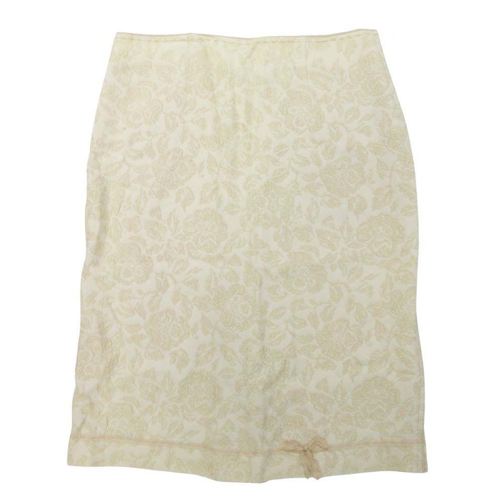 エルマンノシェルビーノERMANNO SCERVINOスカート 美品 ERMANNO SCERVINO エルマンノシェルビーノ ジャガード