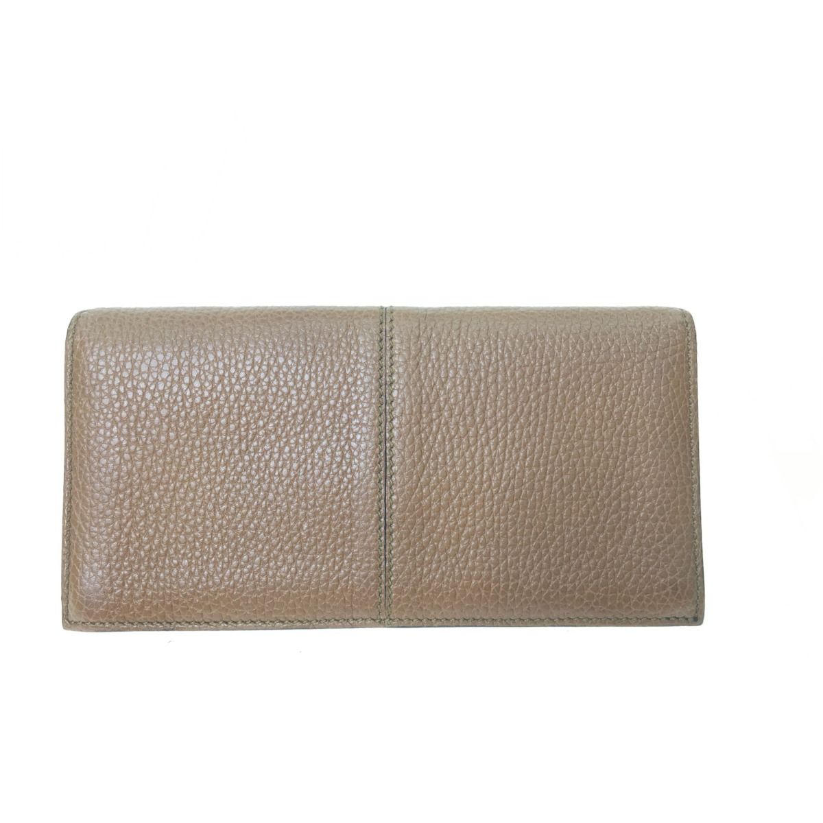 ▽▽Cartier カルティエ 長財布 シボ革 シュリンクレザー サドル  