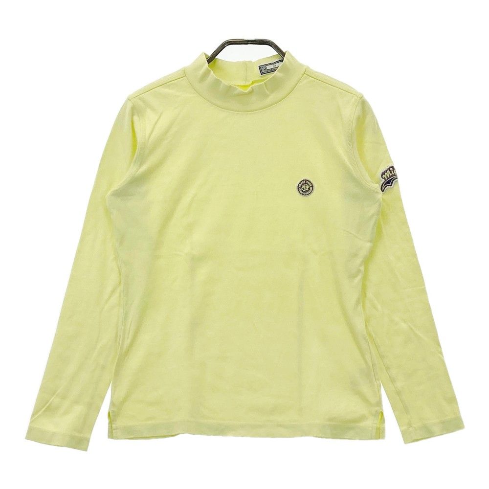 Size: 38 ZOY High-neck Long-sleeve T-shirt Yellow [240101238715