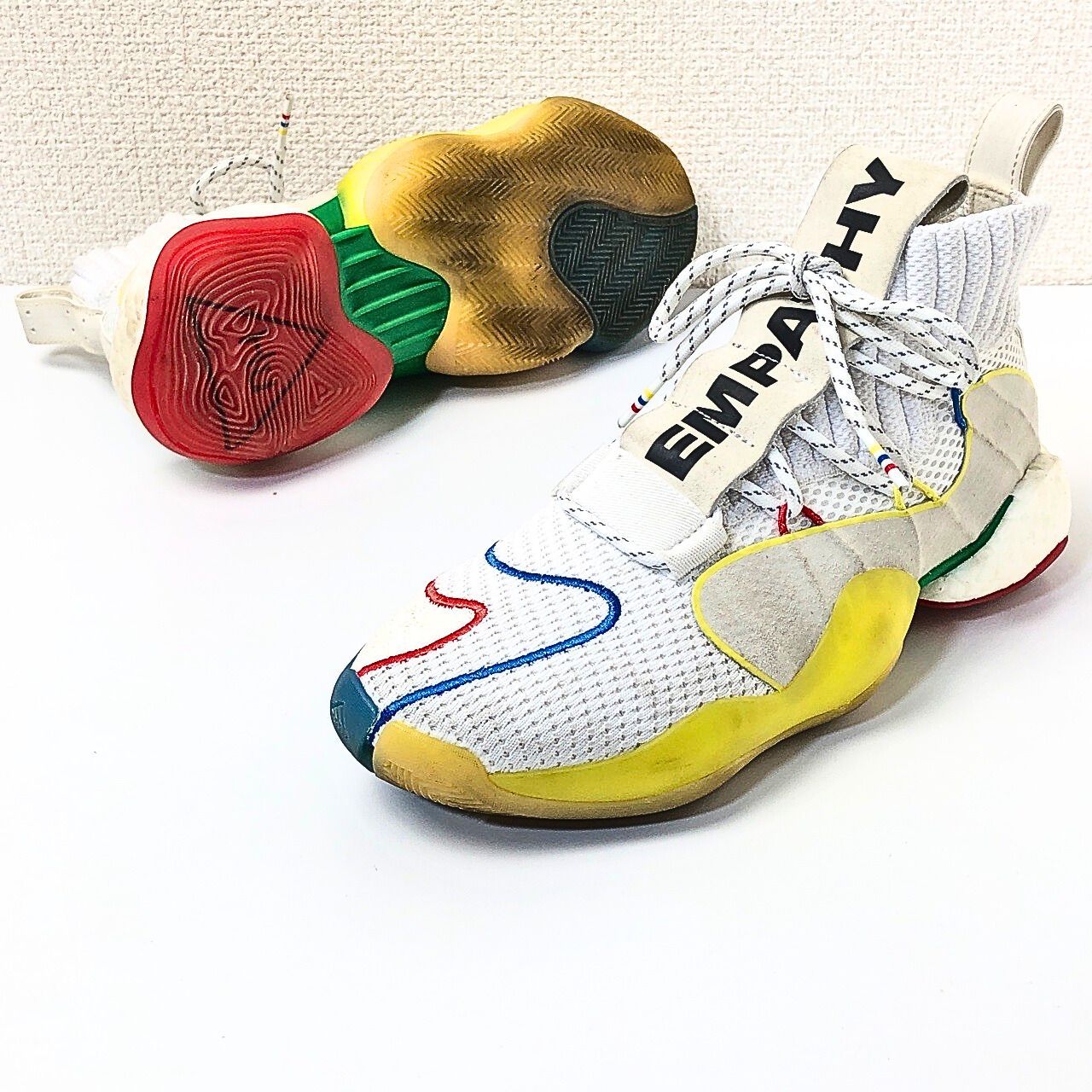 アディダスオリジナルス スニーカー ホワイト クレイジー BYW