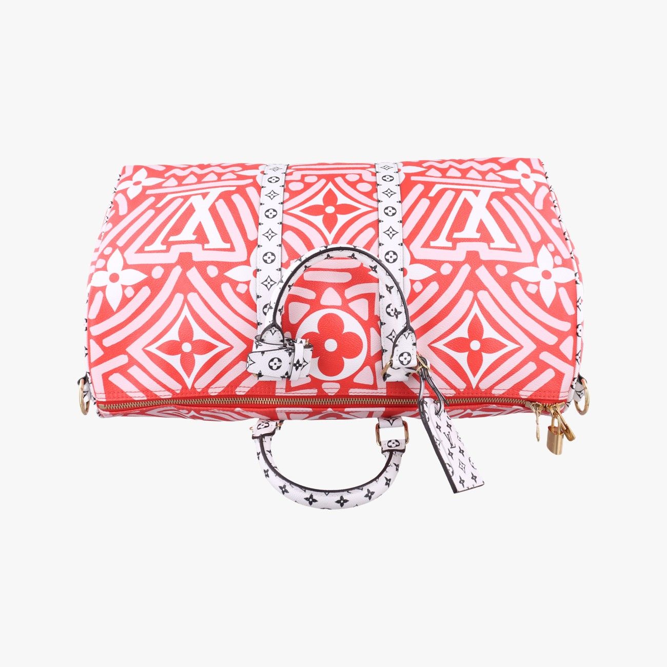 45ルージュ×ピンク×クリーム×ブラックPVCコーティングキャンバスM45956AA2260