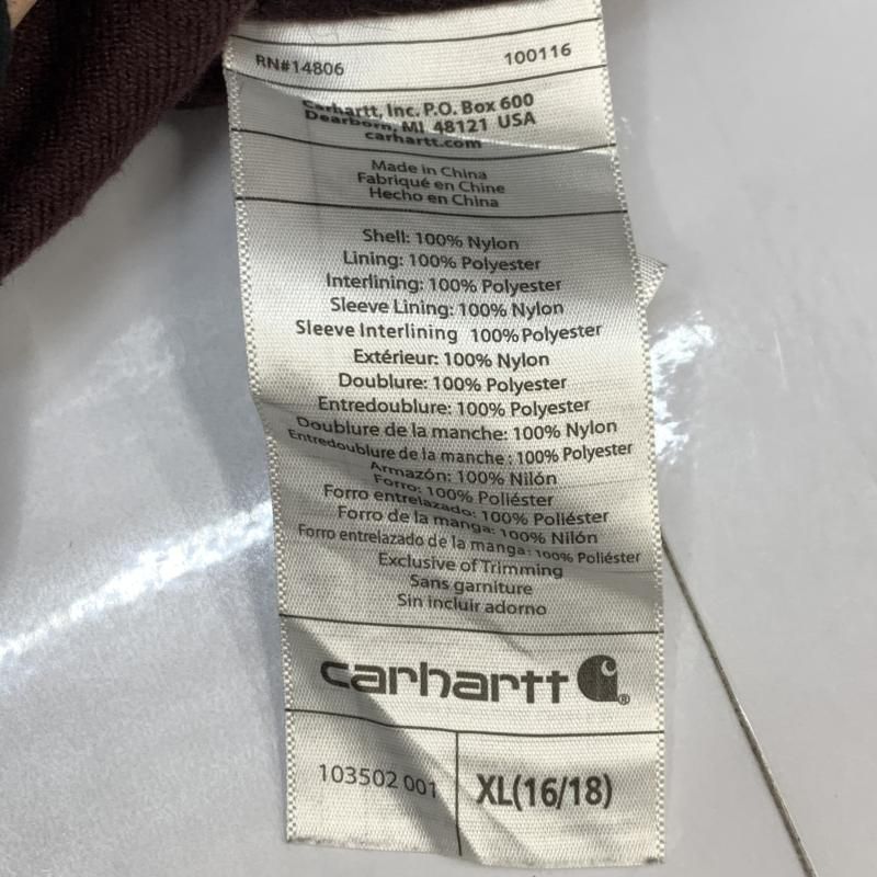 Carhartt ナイロンジャケット ブラック XL 92 KANDAIZUMI_COM