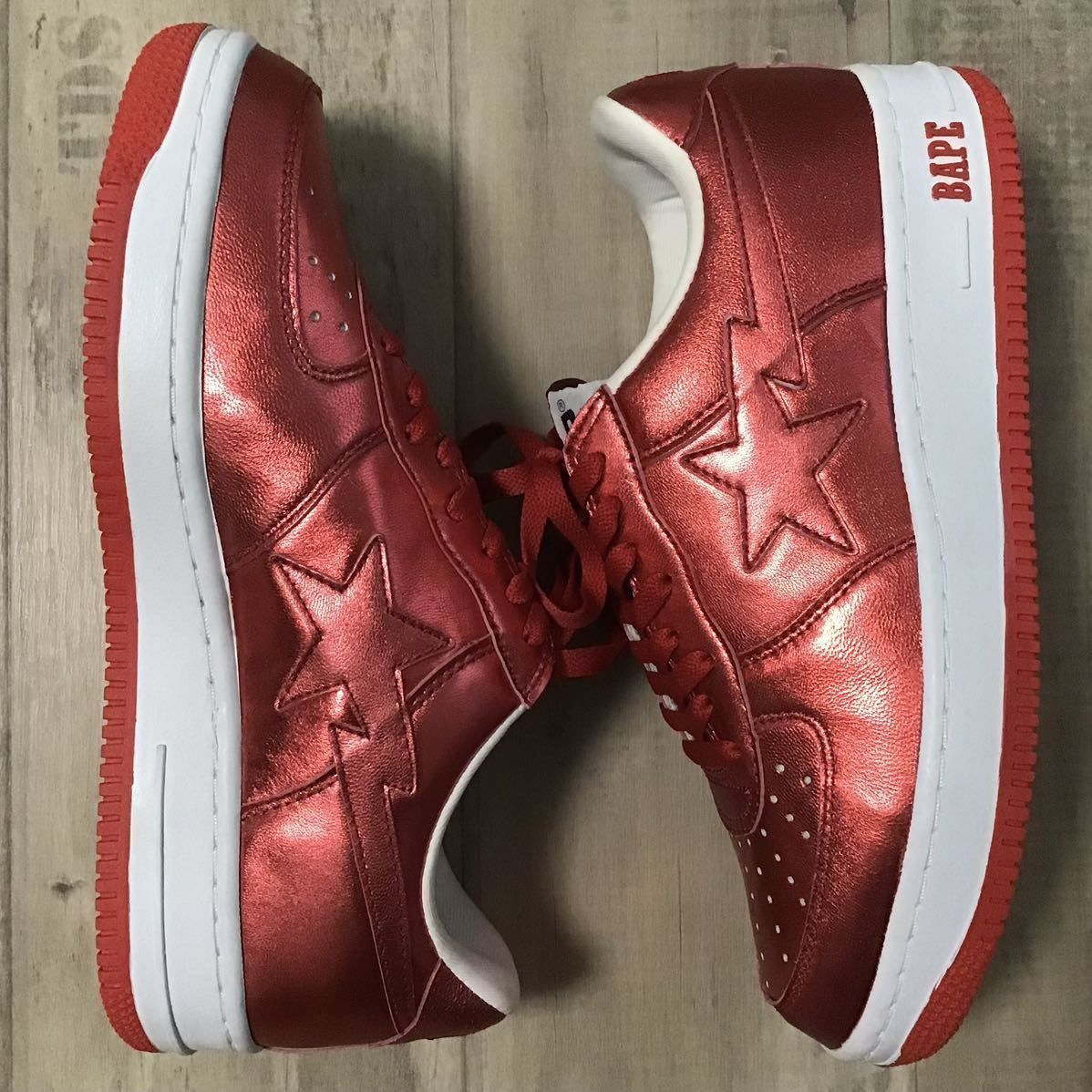 ☆新品☆ Red foil BAPESTA スニーカー 28.5cm US10.5 a bathing ape 