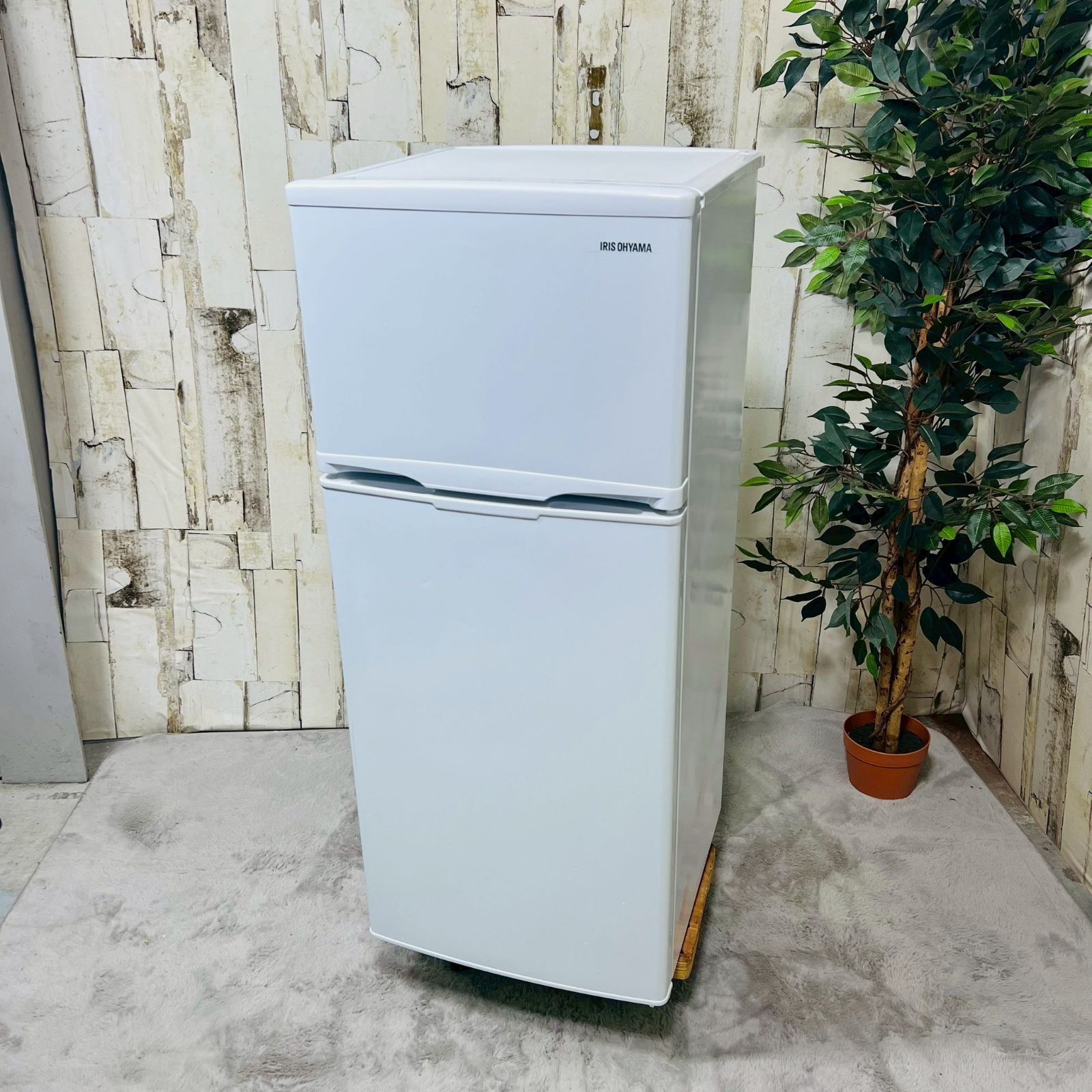 2020年製】 IRIS OHYAMA アイリスオーヤマ IRSD-12B-W 冷凍冷蔵庫 