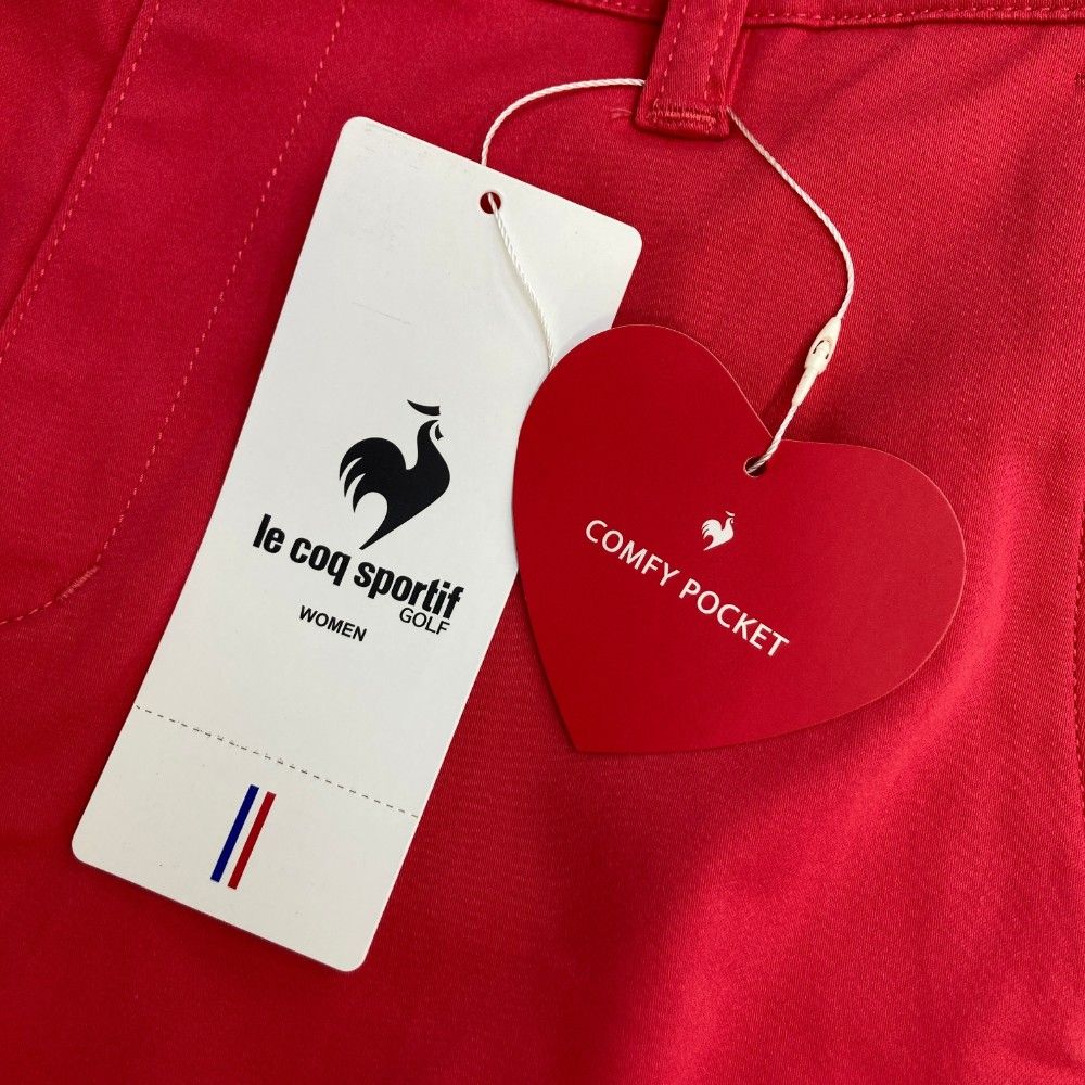 サイズ：L LE COQ GOLF ルコックゴルフ  ストレッチパンツ  ピンク系 [240101433976] ゴルフウェア レディース ストスト サイズ：L LE COQ GOLF ルコックゴルフ ストレッチパンツ ピンク