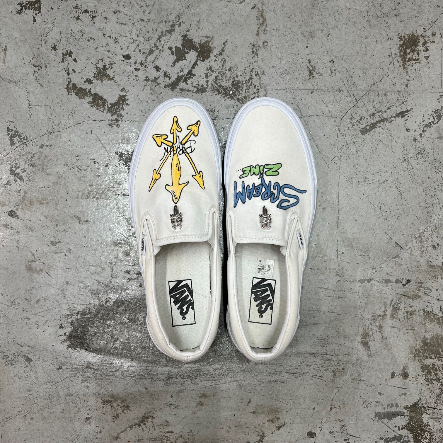 CHROME HEARTS×VANS Slip On MATTY BOY スリッポン スニーカー マッティボーイ バンズ クロムハーツ 26  72394A4 - メルカリ