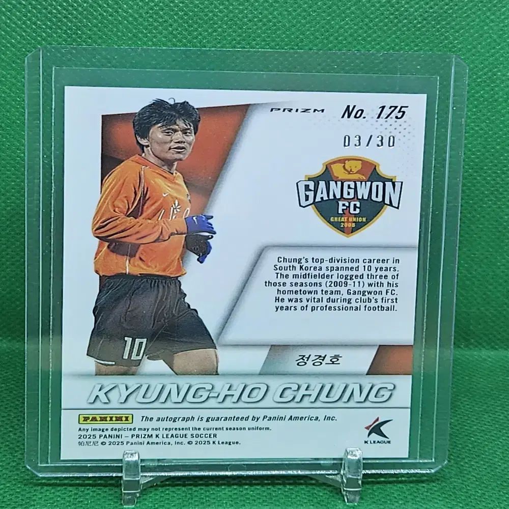 2025 Panini パニーニ K リーグ プリズム ディスカウント チョン