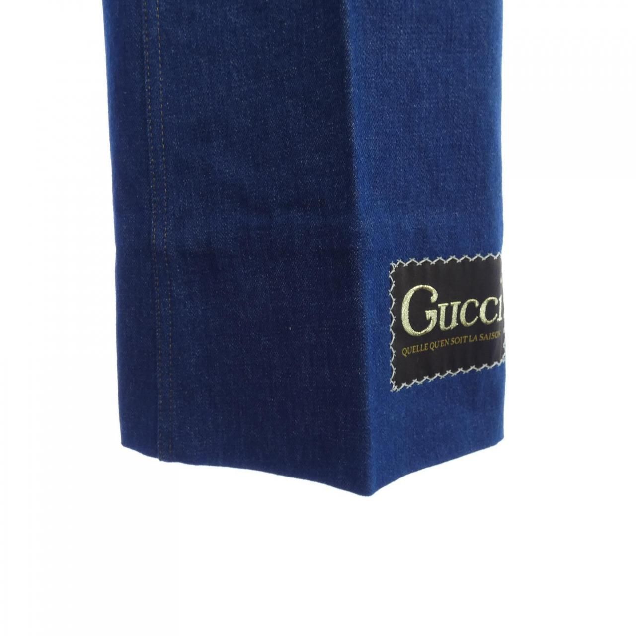グッチ GUCCI GUCCIラベル付 デニム フ パンツ 624217 XDBCY ジーンズ WWW_WOWDIGSITE_COM