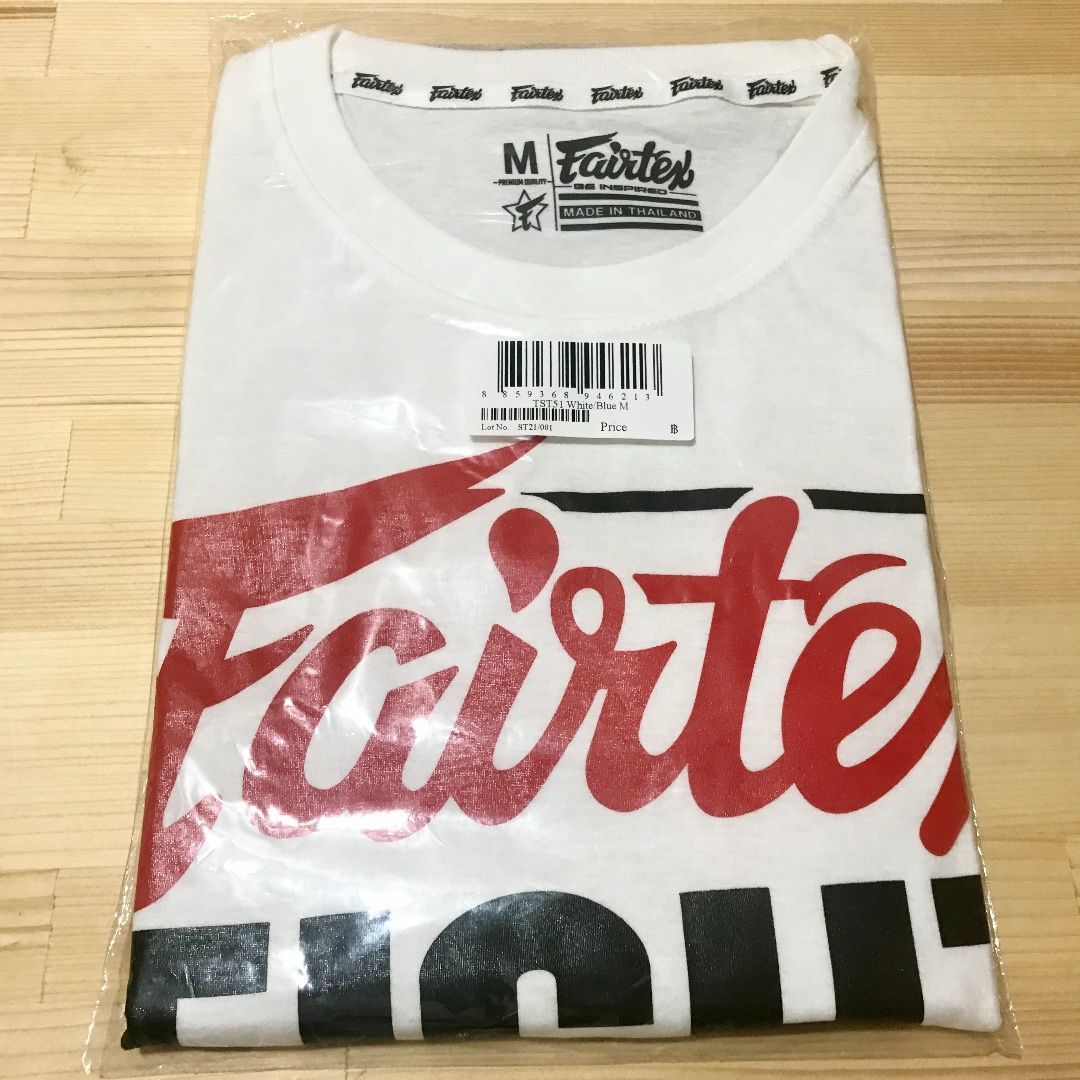 新品】Fairtex フェアテックス Tシャツ TST51 ホワイト Mサイズ
