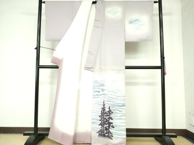 平和屋着物□訪問着 作家物 風景文 暈し染め 正絹 逸品 DAAX1148op