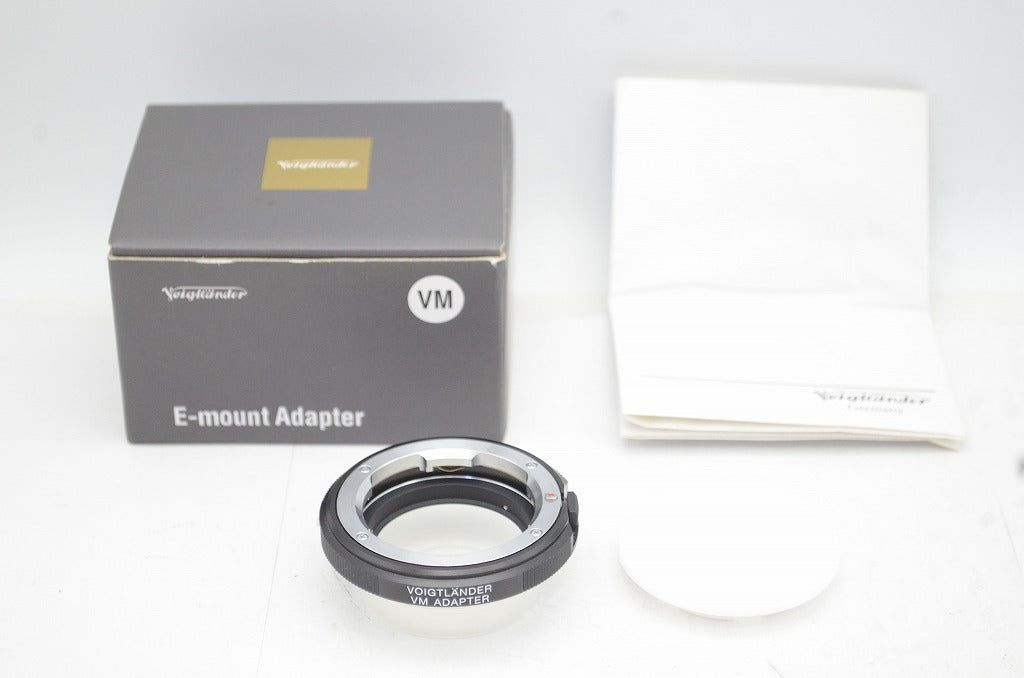 Voigtlander フォクトレンダー VM E-Mount Adapter マウントアダプター ブラック 元 250904s