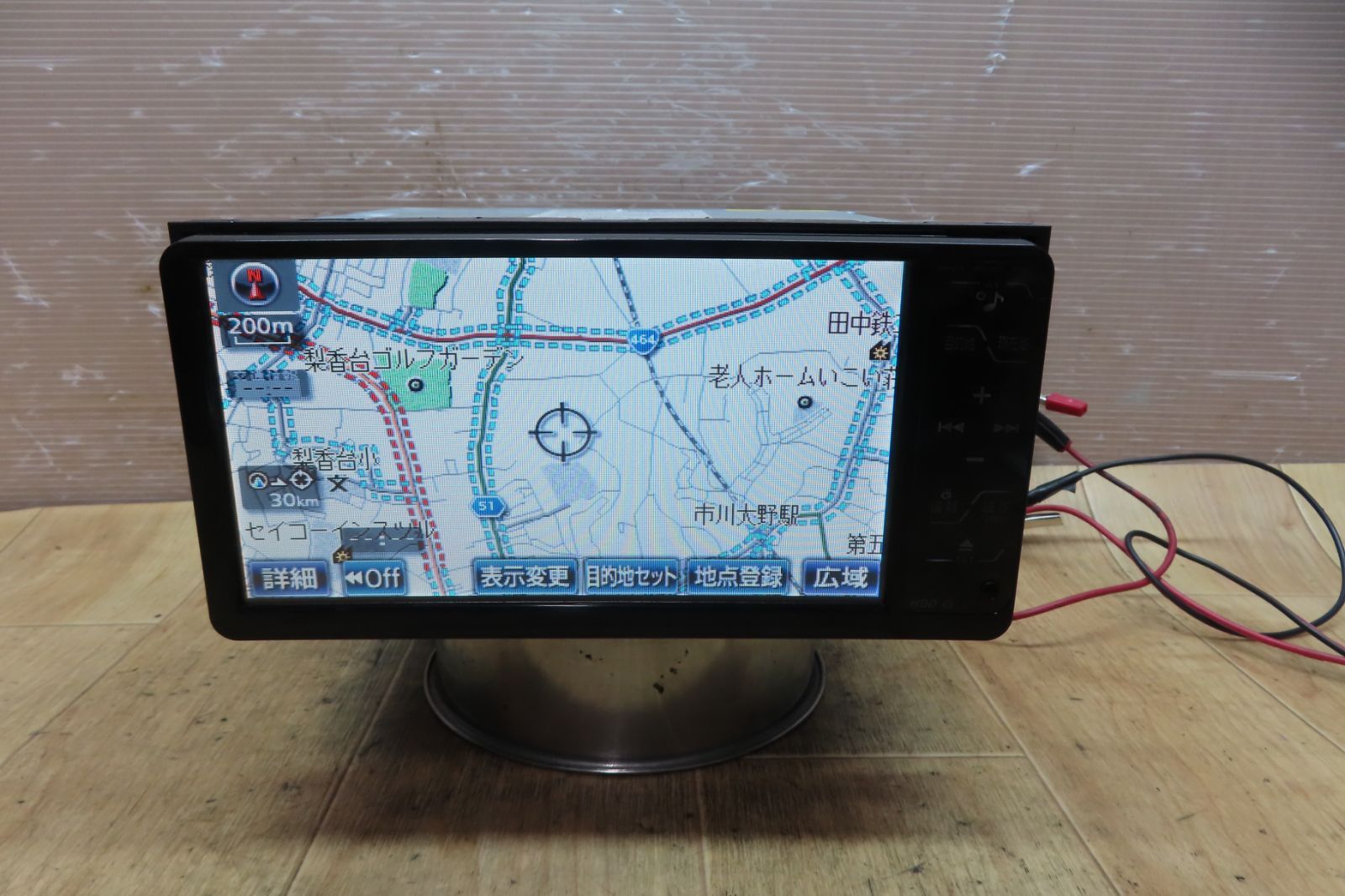 付 F2048|トヨタ純正 NHZT-W58G HDDナビ 地図2013年 地デジTVフルセグ内蔵 Bluetooth内蔵 CD DVD再生OK 本体のみ