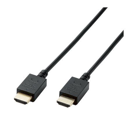 【新品・7営業日以内発送】エレコム ELECOM CAC-HDPS10BK HDMIケーブル プレミアム 1m 4K対応 高速 ノイズ耐性 イーサネット対応ブラック CACHDPS10BK【沖縄離島販売不可】