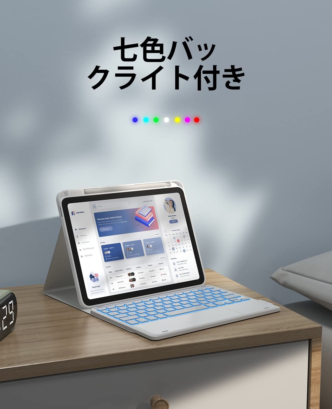 タッチパッド付き JIS基準日本語配列