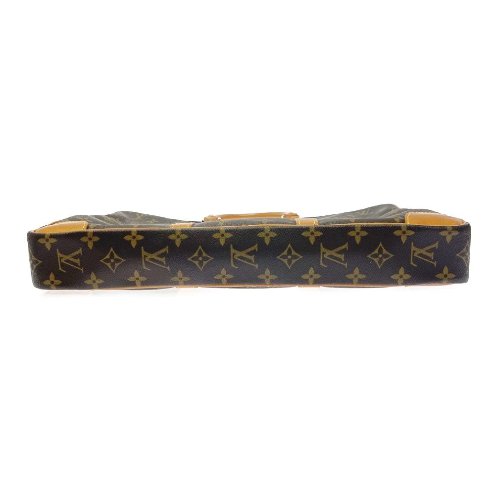 【中古】【ジャンク】 LOUIS VUITTON ルイ・ヴィトン M53361 モノグラム PVC ポルトドキュマン ヴォワヤージュ ブラウン  233841 ビジネスバッグ