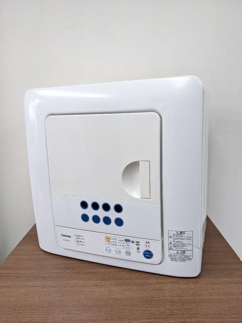TOSHIBA ED-45C 衣類乾燥機 2012年製 凹みあり ピュアホワイト - メルカリ
