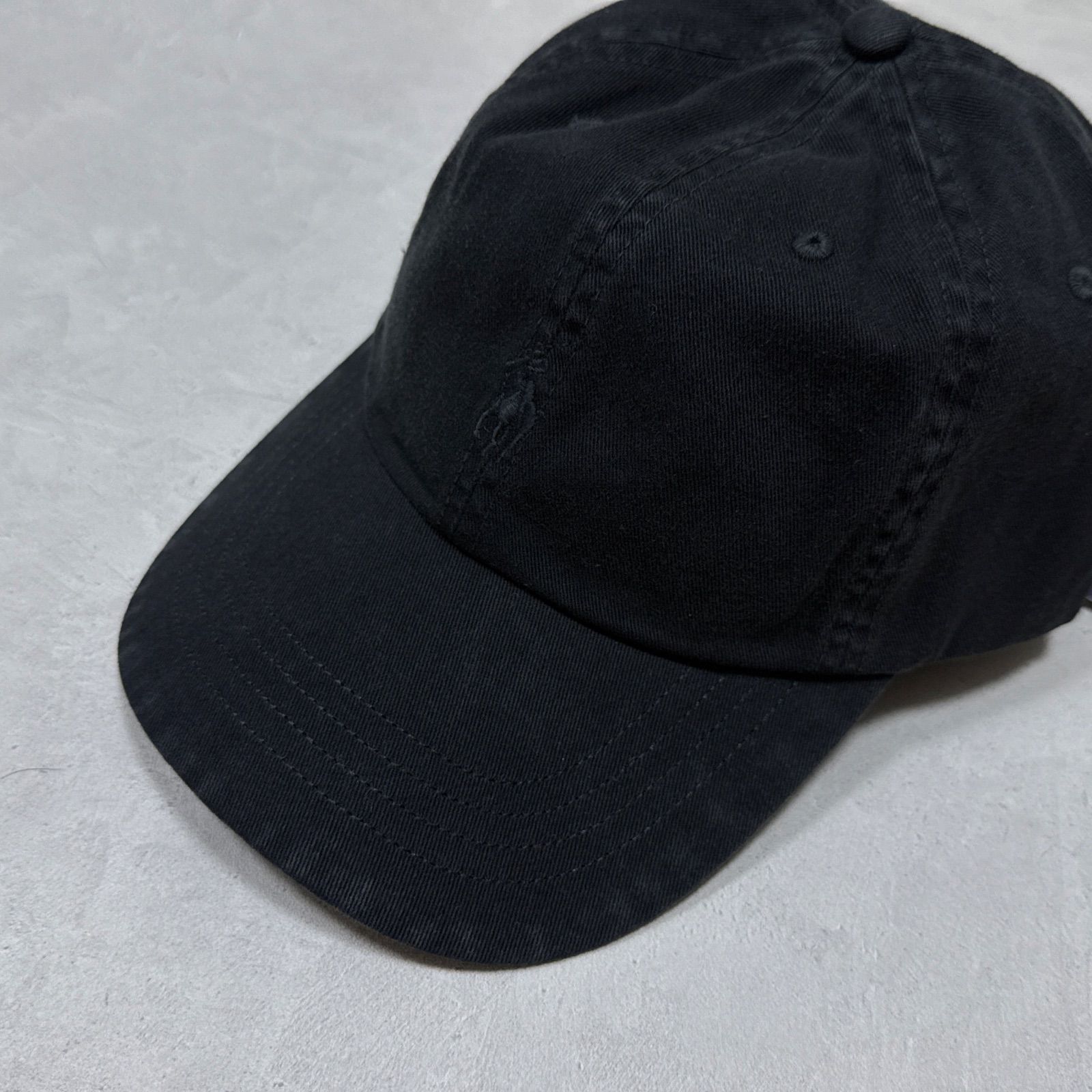 25SS POLO RALPH LAUREN SPORTS CAP FADE BLACK