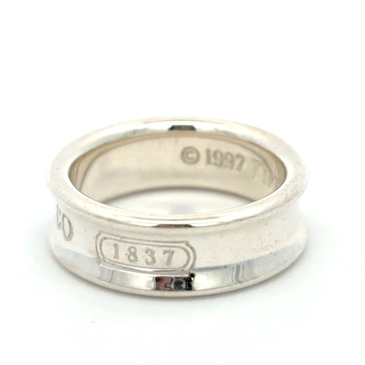 Tiffany&Co. ティファニー シルバー ナロー リング 925 1997 Z/Z/Z/X083-10/ 【※新品仕上げ済】 TIFFANY&Co. ティファニー