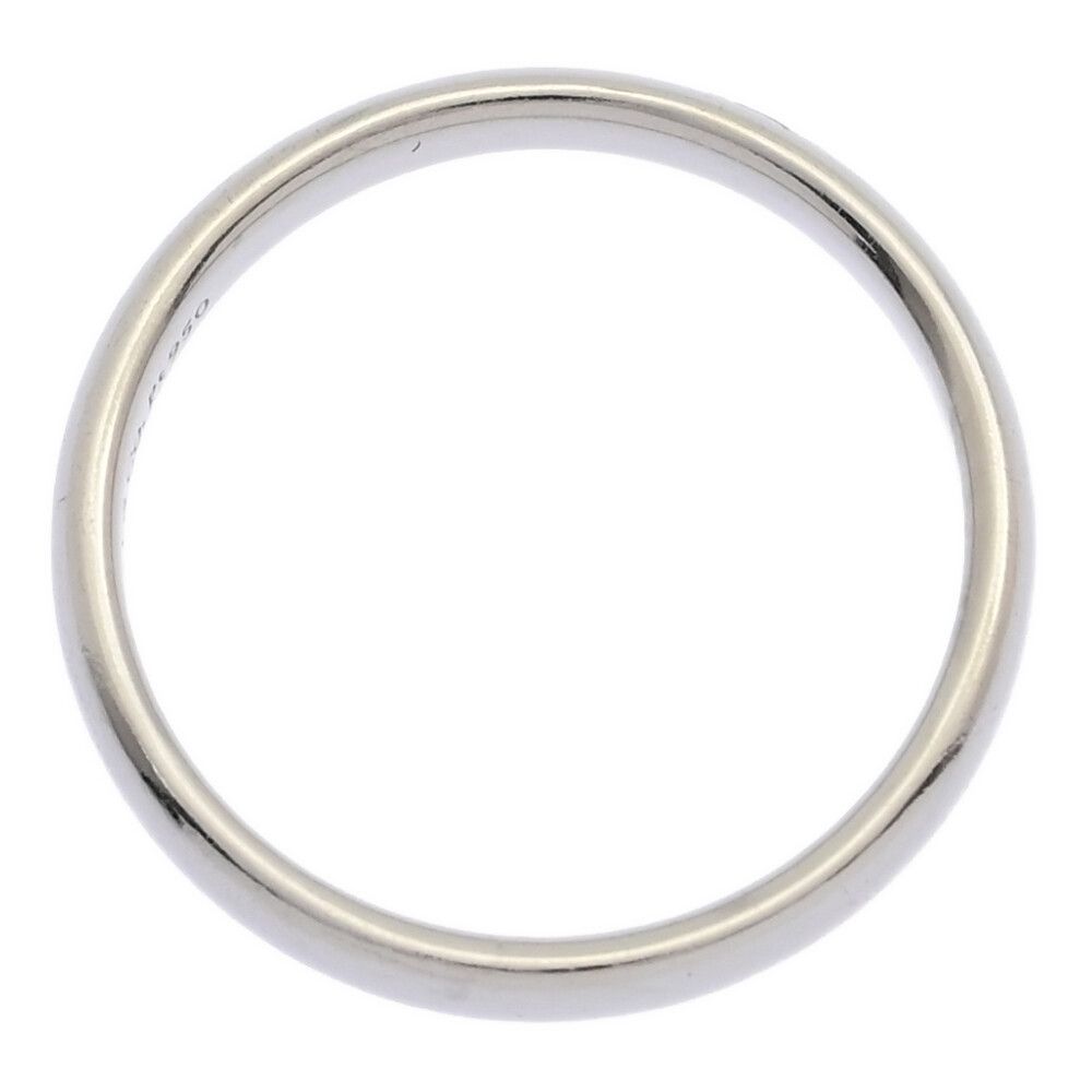 TIFFANY ＆ Co. ティファニークラシック バンドリング 指輪 Pt950-4.5g