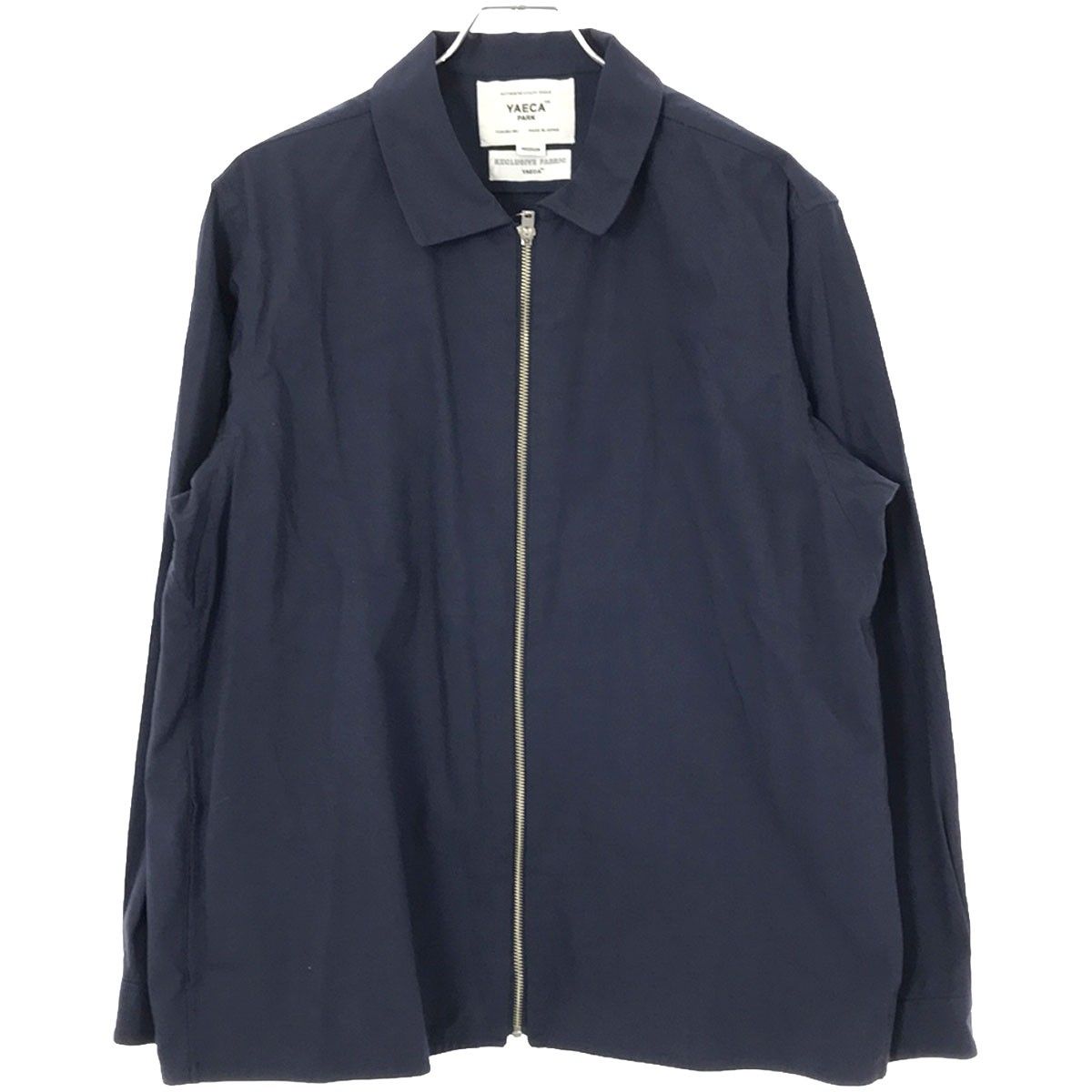YAECA PARK ヤエカ パーク 22SS ZIP SHIRT ジップアップコットン