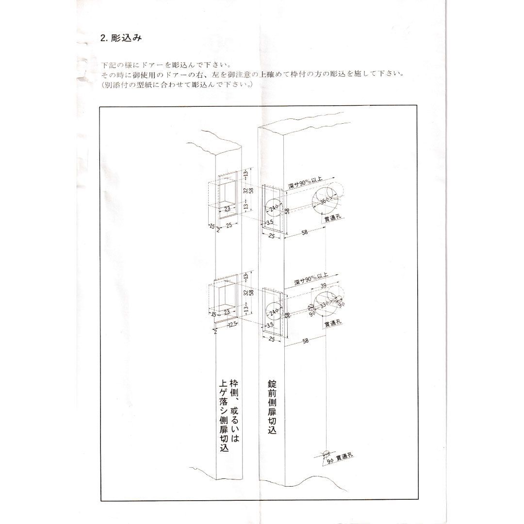 ドアハンドル GSL-600