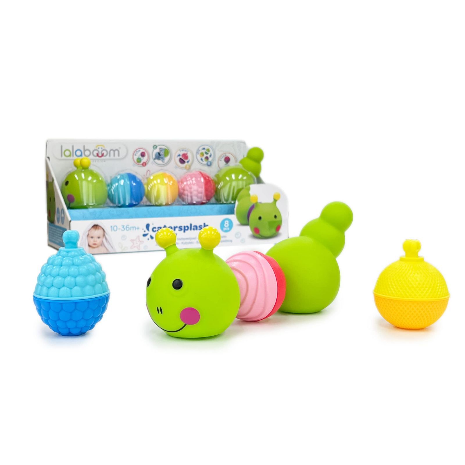 【数量限定】正規品 BL500 ピース 8 キャタピラー ララブームビーズ 赤ちゃんおもちゃ ララブーム(Lalaboom)