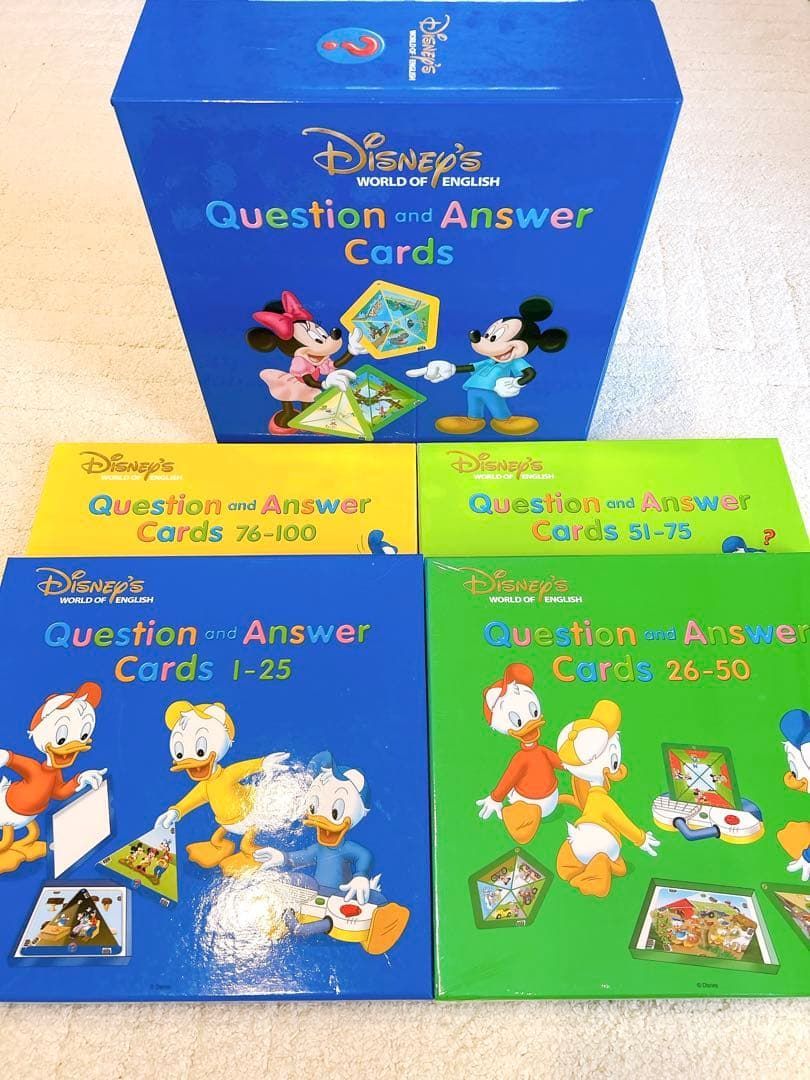 DWE ディズニー ワールド イングリッシュQ&Aカード 100枚セット DWE ディズニー ワールド イングリッシュQ&Aカード 100枚セット