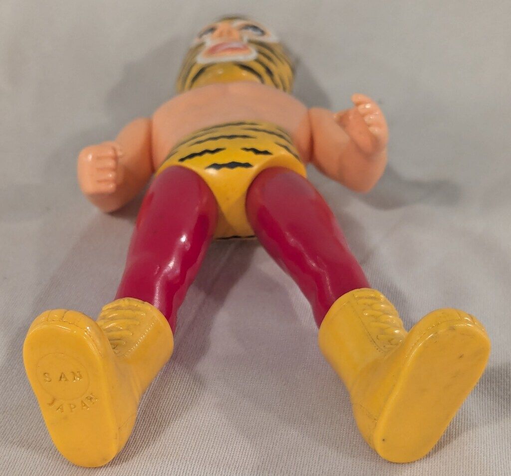 マルサン　タイガーマスク　イエローデビル　ソフビ マルサン タイガーマスク イエローデビル ソフビ