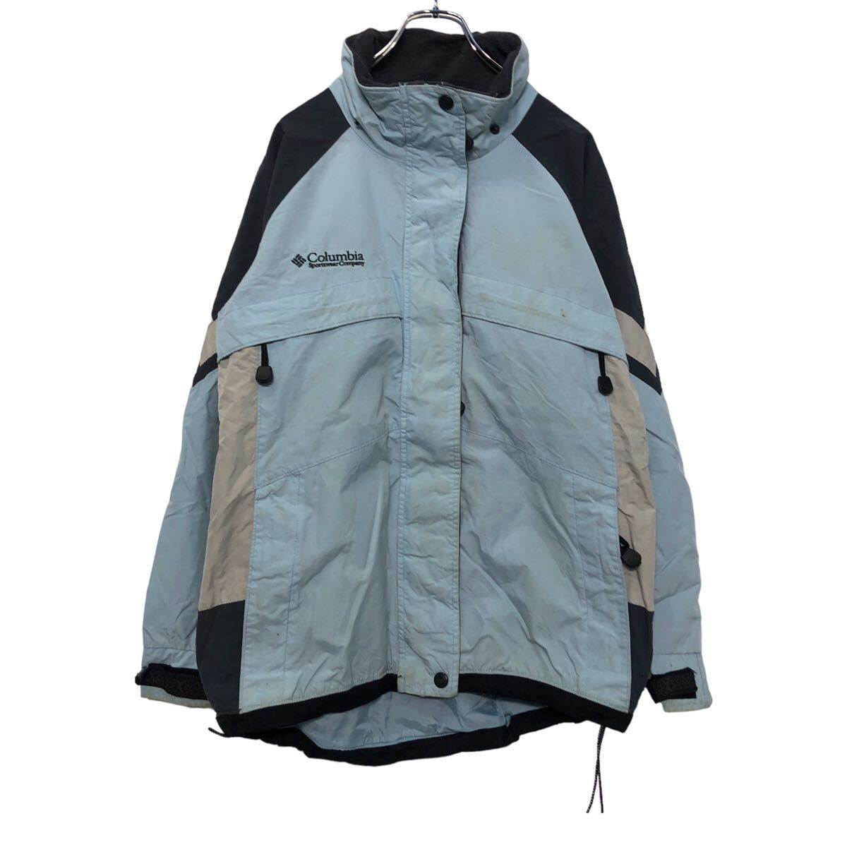 Columbia マウンテンパーカー M ライトブルー コロンビア レディース 