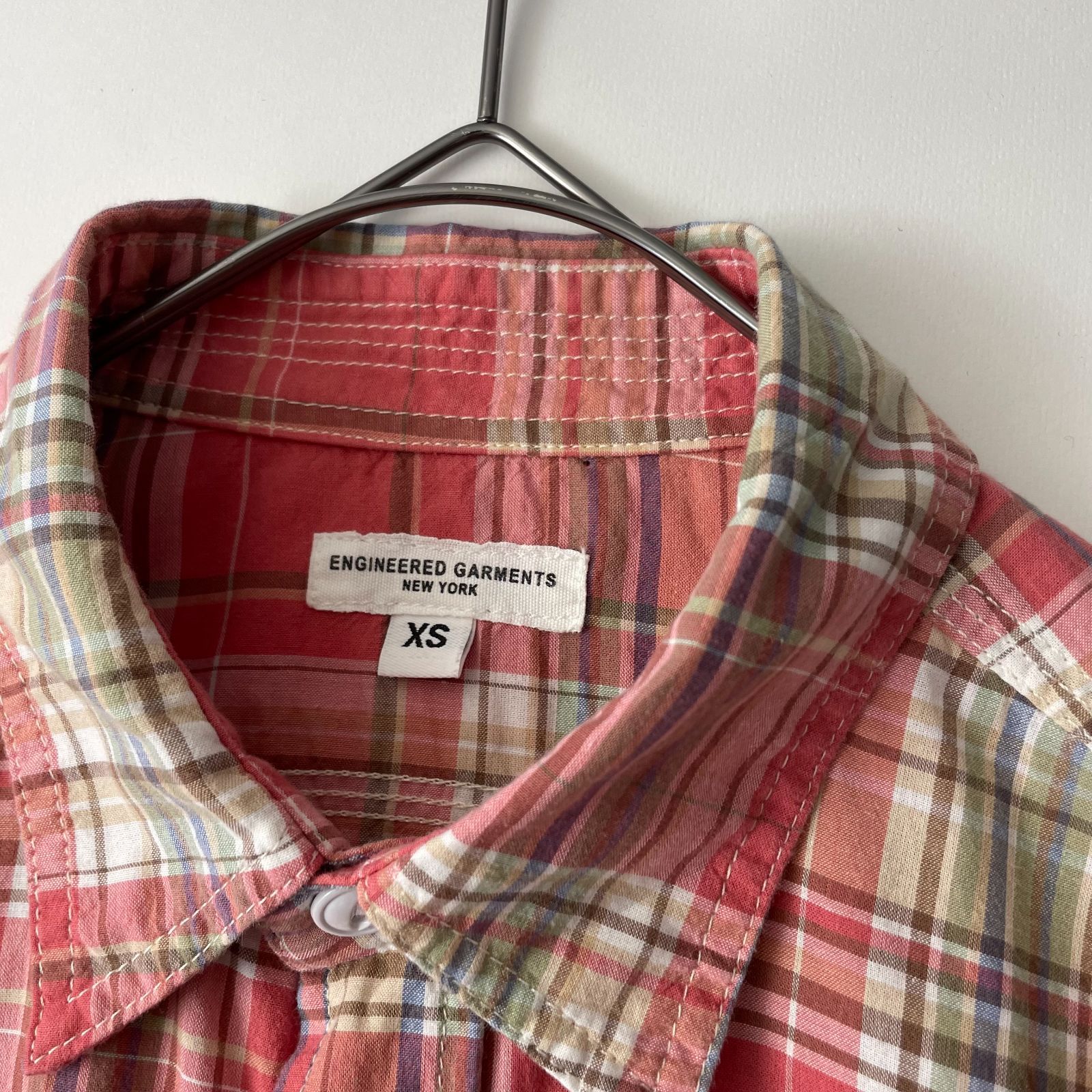 Engineered Garments アメリカ製 エンジニアードガーメンツ ノーフォーク ジャケット サファリ コットン × リネン アイボリー  size S ファッション