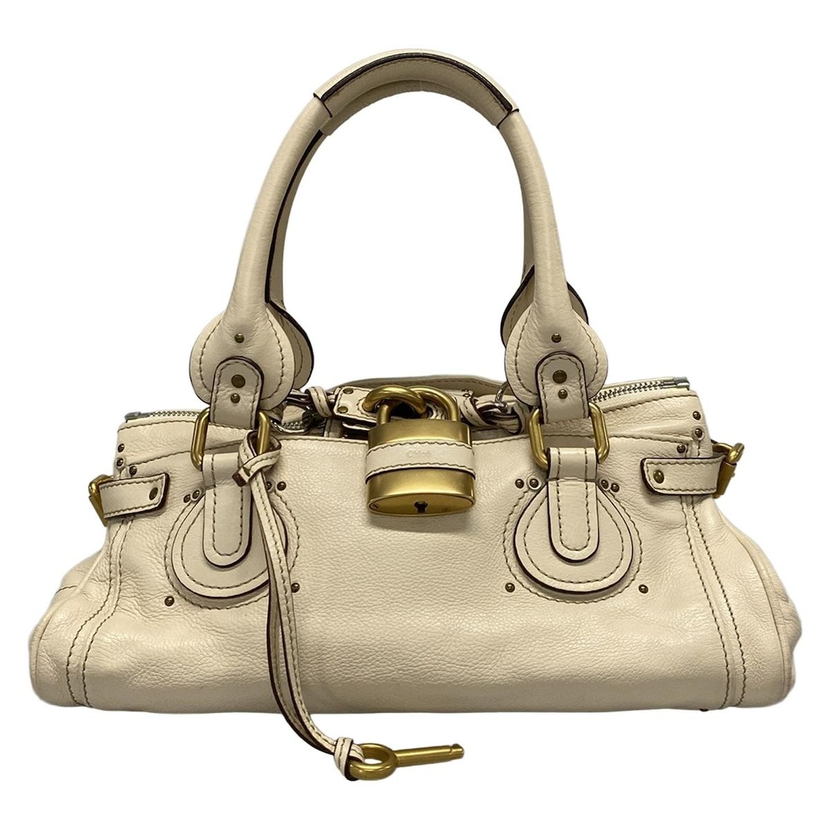Chloe(クロエ) ハンドバッグ パディントン アイボリー レザー