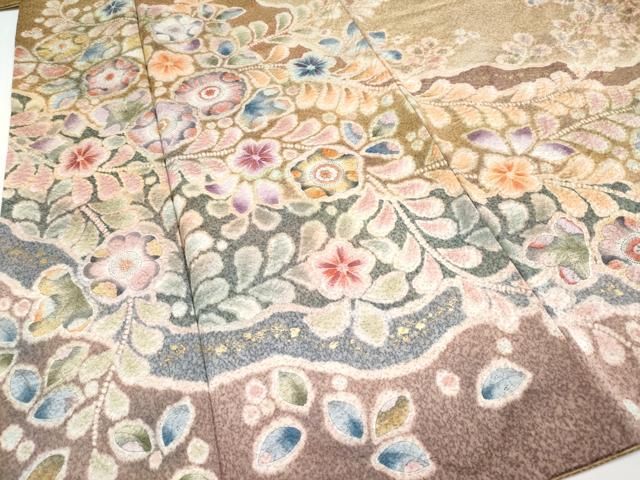 平和屋本店□極上 越後十日町の一流染匠 桐屋・翠山工房 訪問着 辻が花