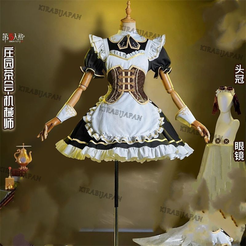 第五人格 コスプレ衣装 機械師 庄園茶会 蒸気パンク風テーマ 豪華9点フルセット 高品質デザイン 仮装 撮影会 舞台演出 ハロウィン イベント用 大人レディース