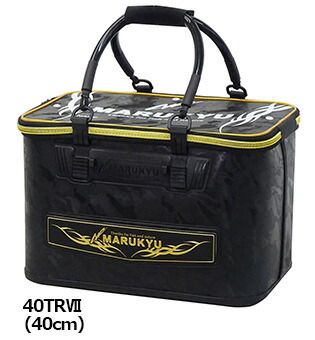マルキュー パワーバッカンセミハード TR7 40cm MARUKYU POWER BAKKAN TRVII 釣り具 フィッシング バッカン 磯釣り ウキ釣り フカセ釣り 撒き餌入れ TR 7 40cm ブラック