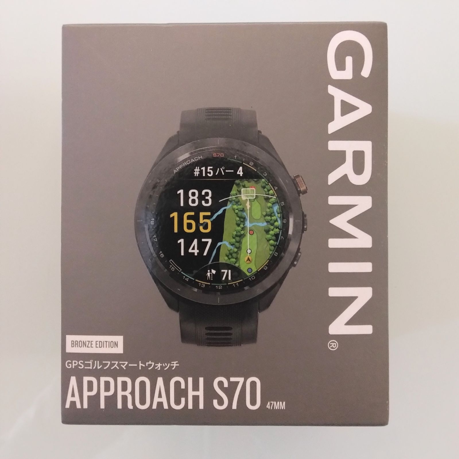 新品未使用】 GARMIN ガーミン Approach S70 47mm Bronze Edition