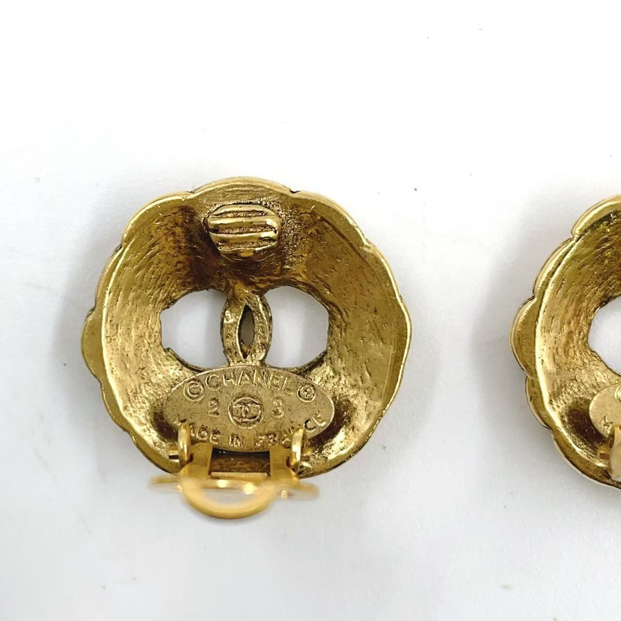 CHANEL ココマーク 23 GP ゴールド イヤリング FORTGASGNV_COM_BR