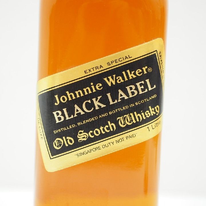 ジョニーウォーカー Johnnie Walker ブラックラベル BLACK LABEL 箱付 エクストラ・スペシャル EXTRA SPECIAL  1000ml 黒 未開栓 - メルカリ