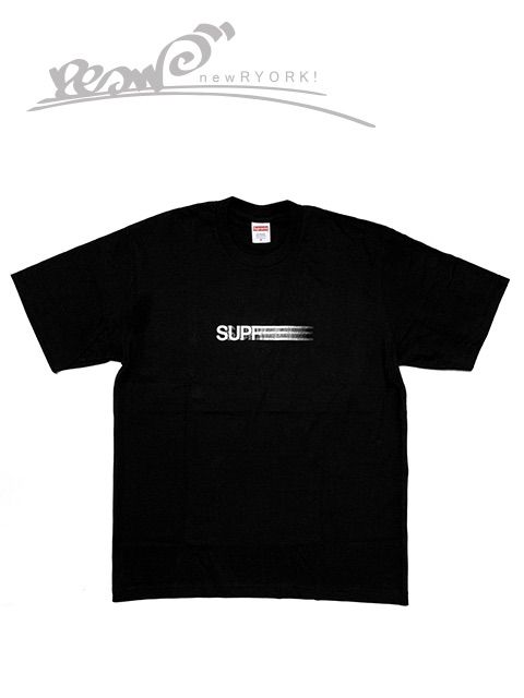 Supreme Motion Logo Tee Black Large