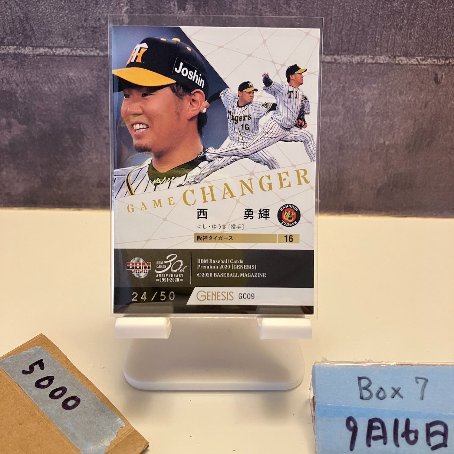 新品ボブルヘッド★西勇輝 阪神タイガース 新品ボブルヘッド☆西勇輝 阪神タイガース