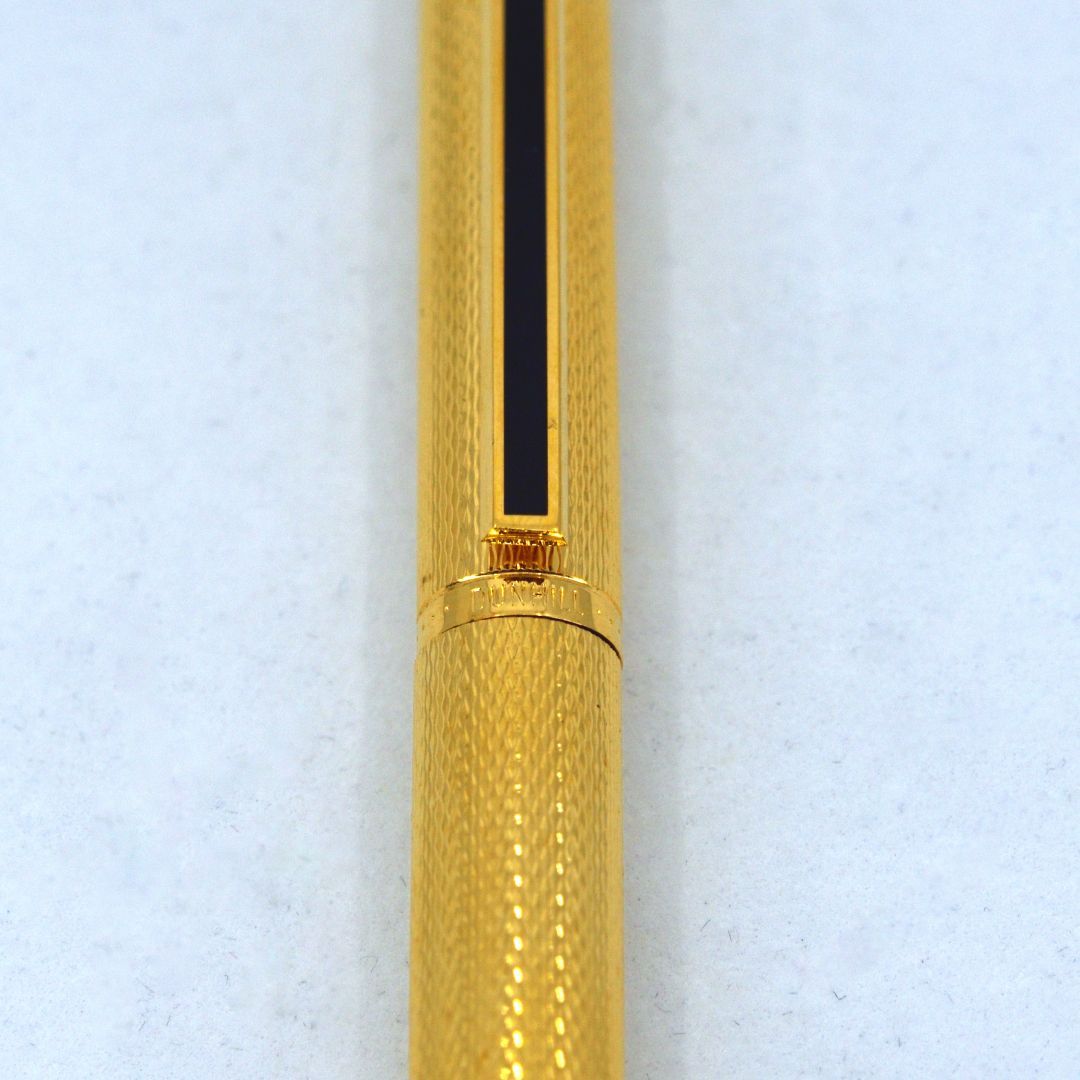 Dunhill ダンヒル キャップ式 ボールペン ゴールド 筆記確認済み
