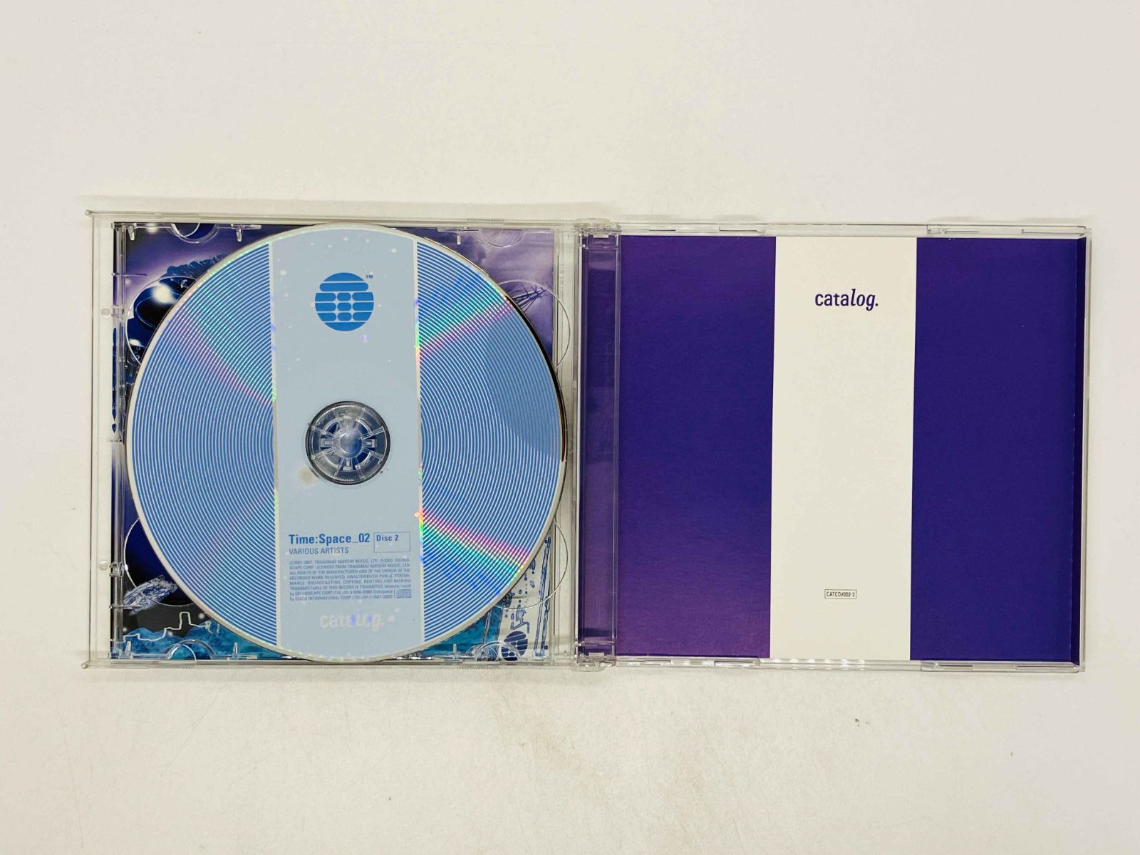 2CD Various Artists / TIME:SPACE_02 TRANSMAT/DERRICK/MAY 帯付き