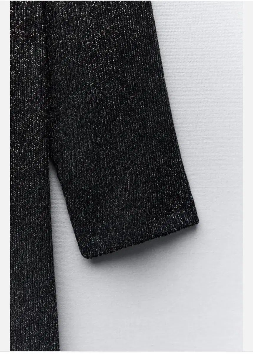 Zara メタリック ロング ドレス