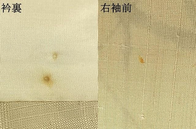 平和屋着物▽訪問着　単衣　生紬　手描き　草花文　正絹　逸品　AAAW1441fy 平和屋着物▽訪問着 単衣 生紬 手描き 草花文 正絹 逸品 AAAW1441fyの