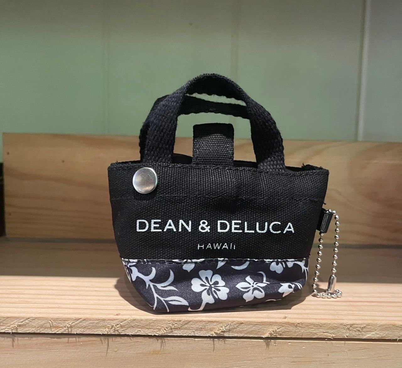 ハワイ限定 【DEAN＆DELUCA】折畳エコバッグ 水色 ハイビスカス DEAN & DELUCA ハワイ限定 ハイビスカス エコバッグ フォルダ