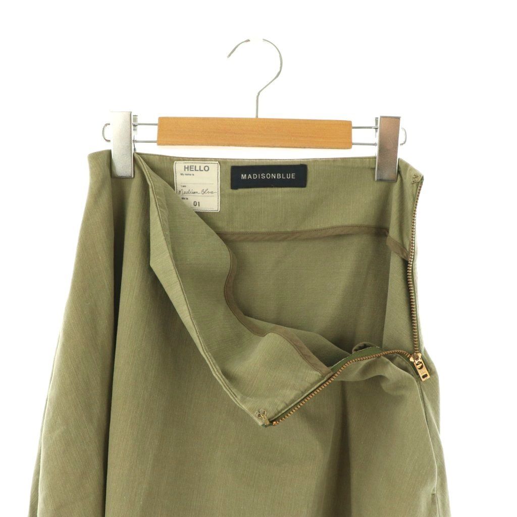 マディソンブルー MADISONBLUE MI-MOLLET FLARE BACK SATIN SK