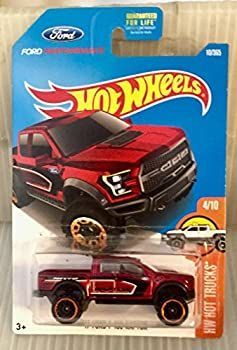 驚きの破格値，本物保証 Hot Wheels 2017 HW Hot Trucks '17 Ford F-150 Raptor 10/365 Maroon カプセルプラレール