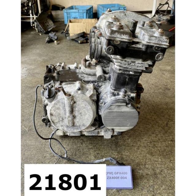 R PM 21801-16264 カワサキ GPX400 ZX400F-004 純正エンジン本体 ZE400DE